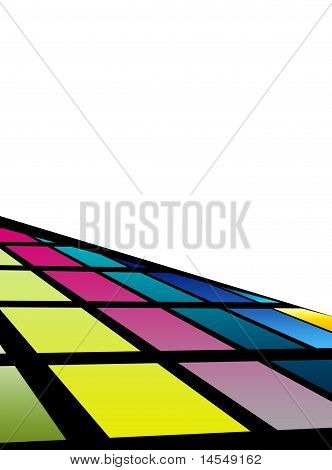 Fundo de azulejos futurista