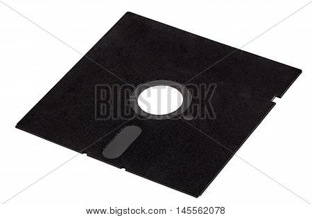 Old diskette 5 25 inches isolated on white background