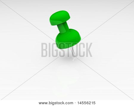 Green Thumbtack