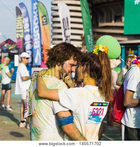 Thousands Of People Take Part In The Color Run