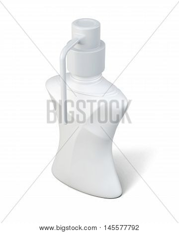 Bottle With Hand Wash. 3D.