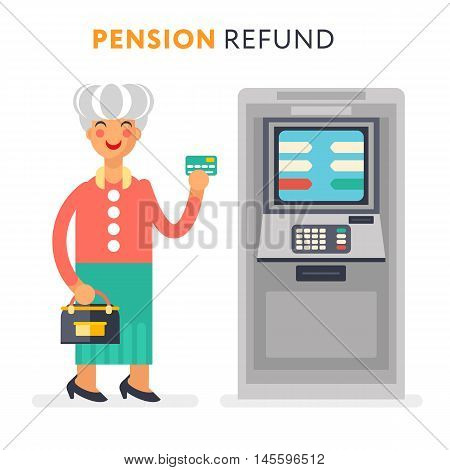 The Senior Cute And Funny Woman Character