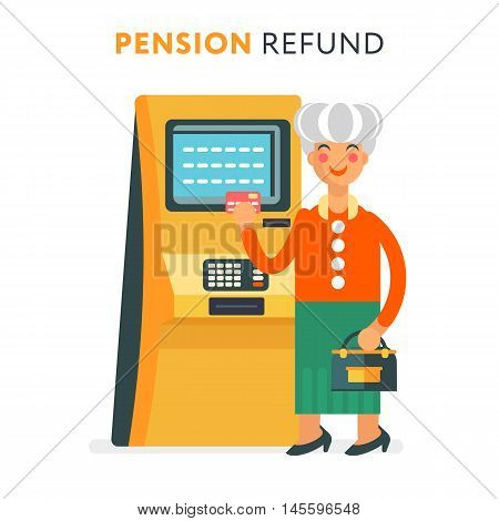 The Senior Cute And Funny Woman Character