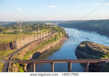 Itaipu Dam Viewpoint In Foz Do Iguazu