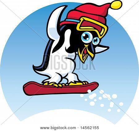 Penquin snowboard