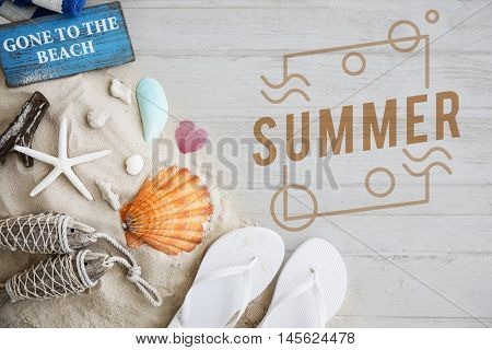 Summer Vacation Fun Concept