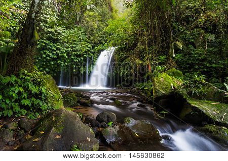 Yeh Hoo waterfall located in Bali, Indonesia