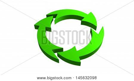Arrows. 3D arrows. 3D rendering. 3D illustration