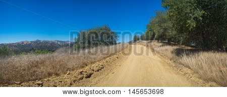 Ridge Top California Road