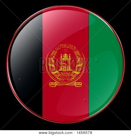 Pulsante bandiera Afghanistan