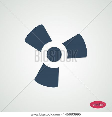 Black Fan And Propeller Icon