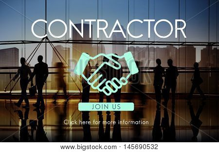 Contractor Deal Agreement Covenant Contraction Concept