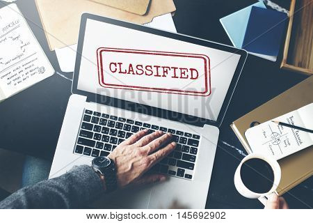Classfied Grade Level Quality Rank Value Graphic Concept