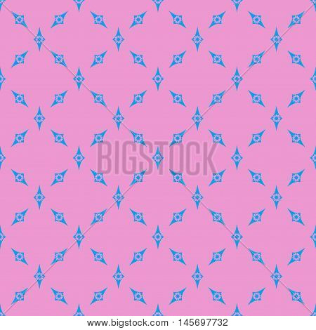 Rhombus chaotic seamless pattern. Fashion graphic background design. Modern stylish abstract colorful texture. Template for prints textiles wrapping wallpaper website etc Stock VECTOR illustration