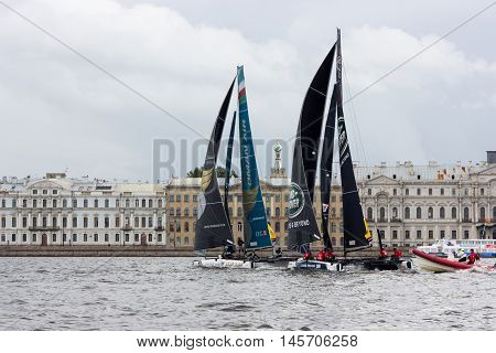 Extreme Sailing Series In Saint-petersburg
