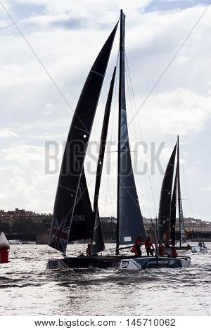 Extreme Sailing Series In Saint-petersburg