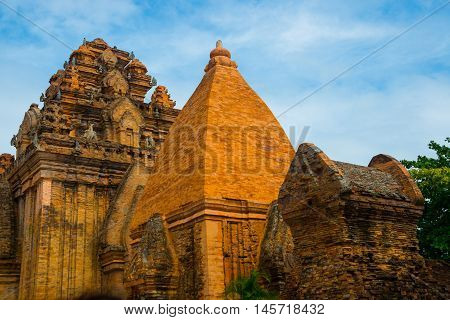 The Temple Complex Po Nagar, Ponagar Cham Tower. Nha Trang.vietnam