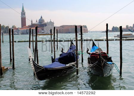 Gôndolas em Veneza