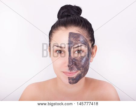 Girl With Facial Mask