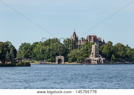 Boldt Castle located on the St. Lawrence Seaway