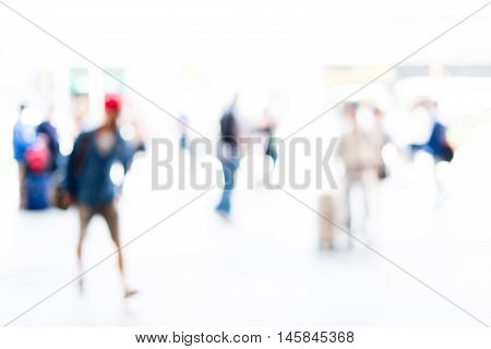 Abstract people background, with intentionally blurred effect