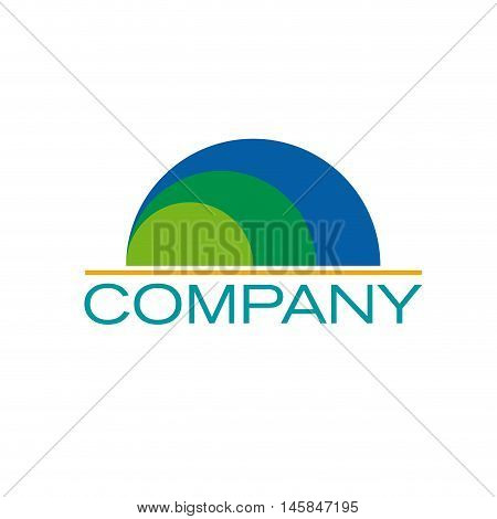 Vector Sign Organic farming, in abstract shape