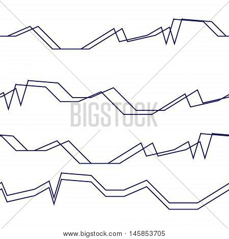 Seamless horizontal lines pattern in black and green colors. Good for textile, package or other decoration.