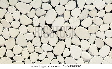 White scree block for decoration on the house wall.