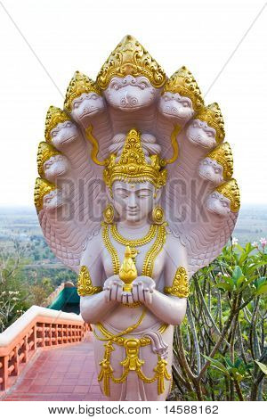 Deva i traditionell thailändsk stil dekoration