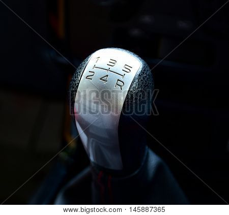 Gear stick for manual transmission in car