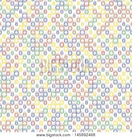 Colored circles of different sizes. Seamless pattern