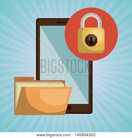 samrtphone wifi connected vector illustration eps 10