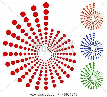 Dots, Circles Circular Motif, Element. Radiating, Radial Dots.