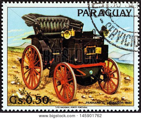 PARAGUAY - CIRCA 1983: A stamp printed in Paraguay from the 