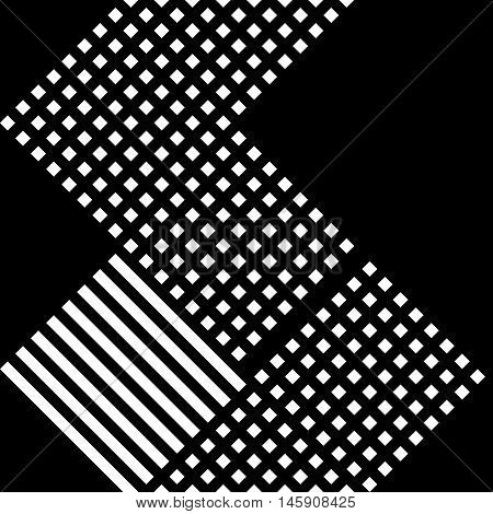 Grid, Mesh Irregular Repeatable Pattern, Black White Texture
