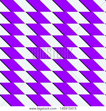 Zigzag Repeatable Pattern With Parallelograms - Geometric Abstract Background