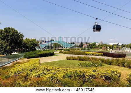 Bridge Of Peace In Tbilisi, Geaorgia