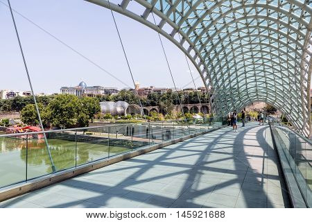 Bridge Of Peace In Tbilisi, Geaorgia