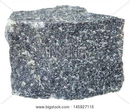 Andesite Stone Isolated On White Background