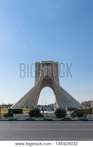 Azadi Tower In Teheran, Iran