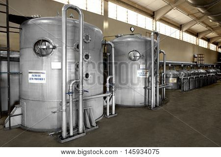 Sugar Cane Industrial Mill Processing Plant In Brazil