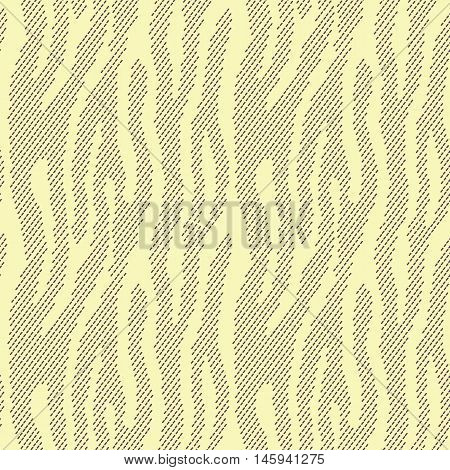 Abstract animal print. Seamless vector pattern with zebra/tiger stripes. Textile repeating animal fur background. Halftone stripes endless bachground.