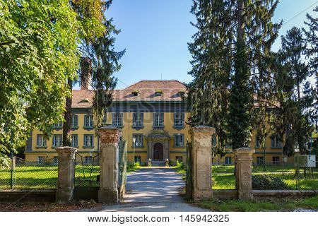 Cserhati Szandor Collegium in city Mosonmagyarovar, Hungary
