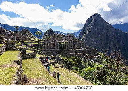 Machu Pichu In Peru