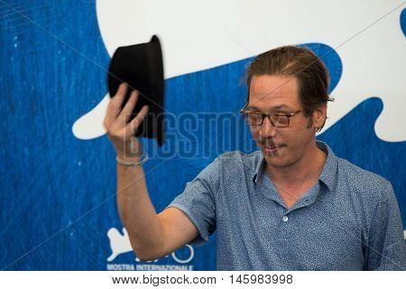 Reda Kateb at the photocall for Les beaux jours d'aranjuez at the 2016 Venice Film Festival.
September 1, 2016  Venice, Italy
