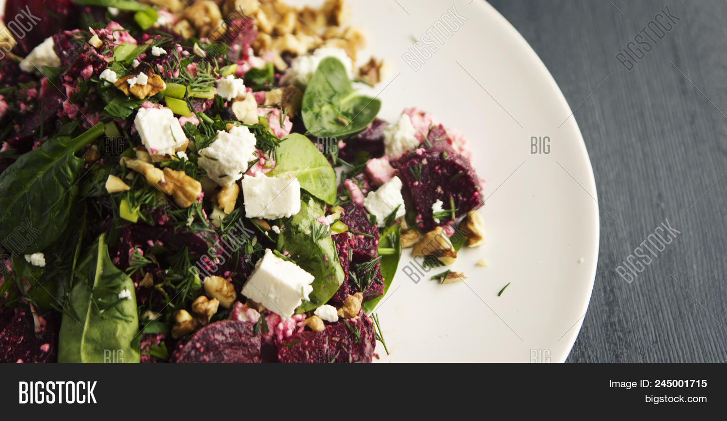 Beetroot Salad Cottage Image Photo Free Trial Bigstock