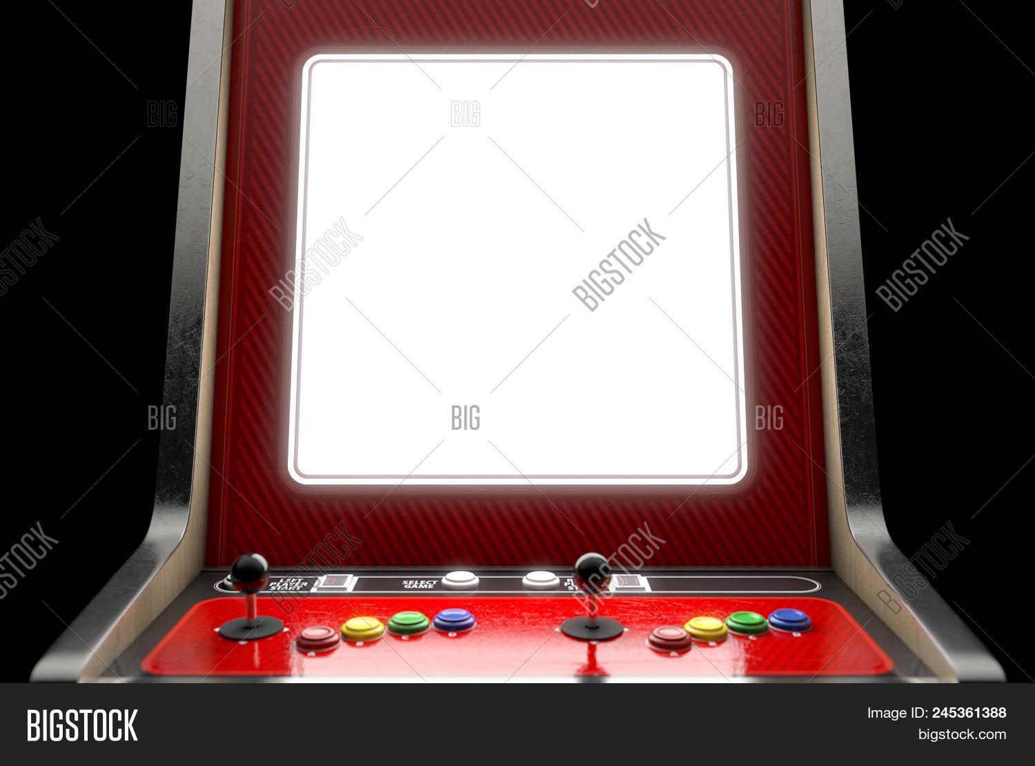 Arcade Machine Screen Image & Photo (Free Trial) | Bigstock