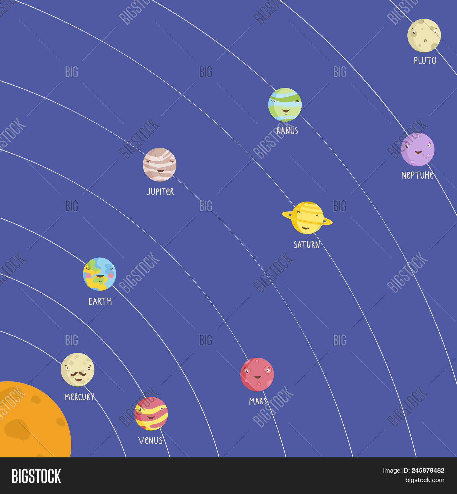 Solar System Model Image Photo Free Trial Bigstock