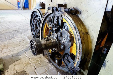Metalworking Machine With An Open Housing Is Ready For Maintenance