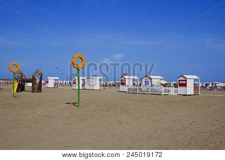 09 June 2018-caorle-italy-caorle Beach, Beautiful Venetian City,italy